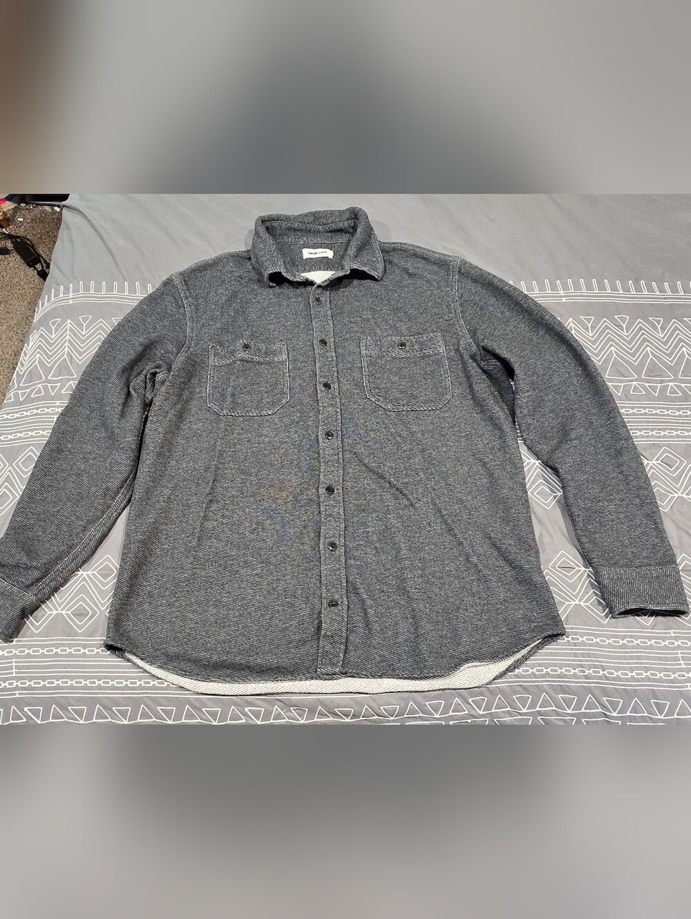 Taylor Stitch The North Shore Knit Shirt Size 44(XL)